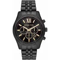 Michael Kors MK8603 Lexington Chronograph Black Dial herrklocka 44mm svart