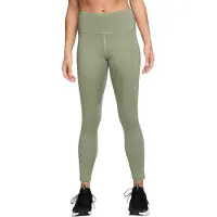 Nike Mid Rise Fast 7/8 Oljegröna Leggings