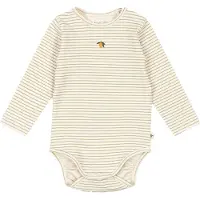 Konges Sløjd Body l/ä - Basic - Te Stripe - - 3 år (98) - Body L/Ä