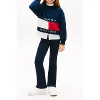 Tommy Hilfiger Extra Slim Metallic Logo Flared Leggings