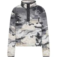 Columbia - Varumärken - Helvetia II Printed Cropped Half Snap Shark Dreaming för Unisex - Storlek M - Grå