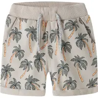 Name it Sweatshorts - NmmVerrmo - Chateau Gray/Palms - - 2 år (92) - Shorts