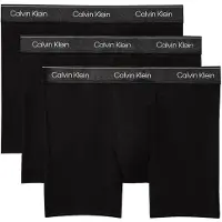 Calvin Klein 3 Pack Boxer Briefs Icon Cotton Stretch