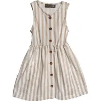 Hanevild Klänning - Striped - Summer Sand - - 86/92 - Klänning