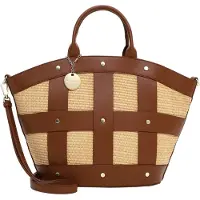 Tamaris Shoppingväska 'Kirsti' beige / brun