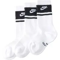 Nike Strumpor Everyday Elevated 3-pack - Vit/svart, storlek S: 34-38