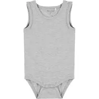 Minymo Body u/ä - Bambu - Medium+ Grey Melange - - 50 - Body U/Ä