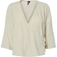Pieces Pia Wrap 3/4-ärmsskjorta