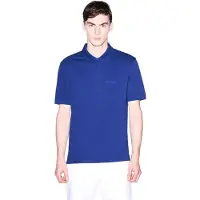 Armani Exchange för män. XM001286AF10366UB131 Post blå polotröja (S), Casual, Bomull, Kort ärm