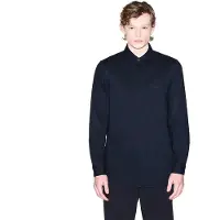 Armani Exchange för män. XM002319AF24533UB101 Skjorta i bomull (XXL), Casual, Klassisk, Lång ärm, Marino