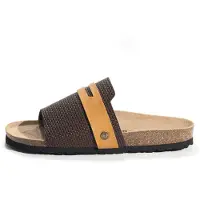Bayton Pantolette 'GAUGUIN' beige / brun / gul / svart