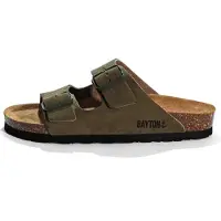 Bayton Pantolette 'Atlas' khaki / svart