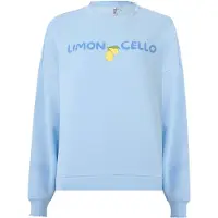 Pieces Sweatshirt 'PCMALIAH' blå / ljusblå / gul / oliv