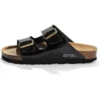 Bayton Pantolette 'TRACY' brun / svart