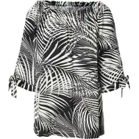 Hailys Blus 'Lo44tty' svart / vit