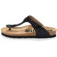 Bayton Pantolette 'MERCURE' brokad / svart