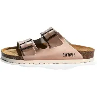 Bayton Pantolette 'ATLAS' gammalrosa / svart