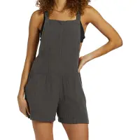 Billabong - Skidoveraller dam - Beach Crush Overall Black Sands för UnisexBomull - Storlek S - Grå