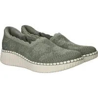 SKECHERS Wilshire Boulevard Polyester Kvinnor Olivfärgade Träningsskor