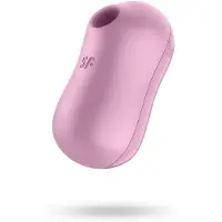 Satisfyer Cotton Candy - lufttrycksvibrator för klitoris (korall)