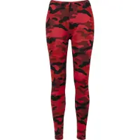 Urban Classics Skinny Leggings Röd XS Kvinna