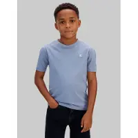Calvin Klein Jeans T-shirt - Mono Mini Märke - Infinity Blue - - 16 år (176) - T-shirt