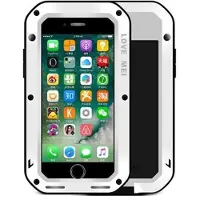 Love Mei iPhone 7/8/SE (2020)/SE (2022) Powerful Skal - Vit