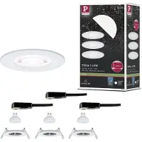 Paulmann 92337 Nova LED-inbyggnadsarmatur GU10 4,9 W vit (matt)