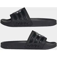 Adidas Pantolette 'ADILETTE' svart / vit