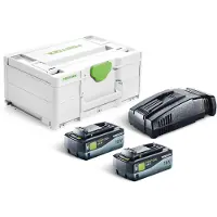 Festool Tillbehörsset SYS 18V 2x8,0/SCA16; 18 V; 2x8,0 Ah batt.