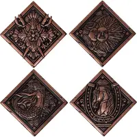 Fanattik Begränsad Upplaga Resident Evil Paket Med 4 Medaljonger Med Vapensköld