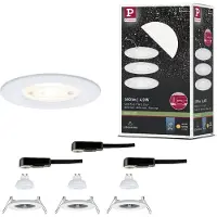 Paulmann 92278 Nova LED-inbyggnadsarmatur GU10 4,9 W vit (matt)