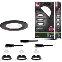 Paulmann 92339 Nova LED infälld belysning GU10 4,9 W svart (matt)