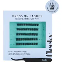 Fleeky Press-on lashes Glam – voluminös look Ögonfransar 50 st