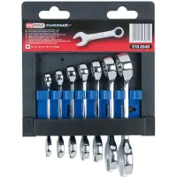 Ks Tools 518.0040 518.0040 Ringskruvnyckelsats Nyckelvidd (Metrisk) (för titel) 10 - 19 mm
