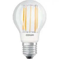 Osram LED SUPERSTAR - LED-glödlampa med filament - form: A60 - klar finish - E27 - 11 W (motsvarande 100 W) - klass D - varmt vitt ljus - 2700 K