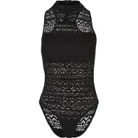 Urban Classics Crochetneck Body Tröja Med Hög Krage