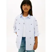 Tommy Hilfiger Regular Fit Stripe Star Flag Embroidery Shirt