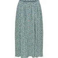 ONLY Kjol 'ONLMilano' jade / vit