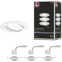 Paulmann 93423 Base Inbyggnadsbelysning Set 3 st LED LED 15 W Vit