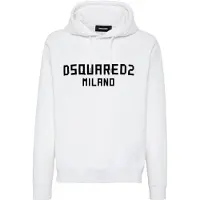 Dsquared2 Milano Logo Cool Fit Vit Hoodie