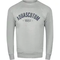 Aquascutum Old School Crewneck Grå Träningsoverall Byxor Set