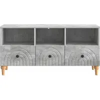 vidaXL TV-skåp BetongGrå 102 x 34,5 x 50 cm Konstruerat trä
