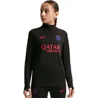 Nike Paris Saint-Germain Träningströja Dri-FIT Strike Drill - Svart/Röd Barn - , storlek S: 128-137 cm