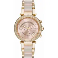 Michael Kors MK6326 Parker Gold Dial Two Tone Ladies Watch