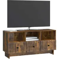 vidaXL TV-skåp med låda Rökt ek 102 x 34,5 x 50 cm Konstruerat trä