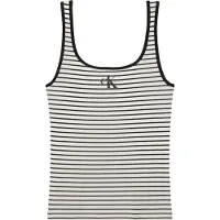 Calvin Klein Jeans Scoop Neck Ribbed Tank Top