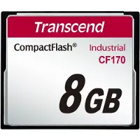 Transcend Industrial - Flash-minneskort - 8 GB - 170x - CompactFlash