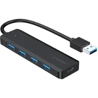 Gembird UHB-U3P4P-02 - Hubb - 4 x USB 3.1 Gen 1 - skrivbordsmodell
