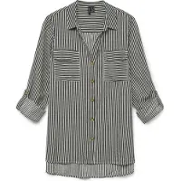 Vero Moda Blus svart / vit